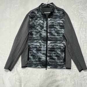 Greyson Jacket Mens XL GreyYukon Tundra Hybrid Full Zip Golf Quilted Stretch